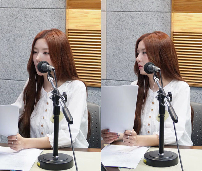 Kwon Eun Bi trong một chương trình gần đây.
