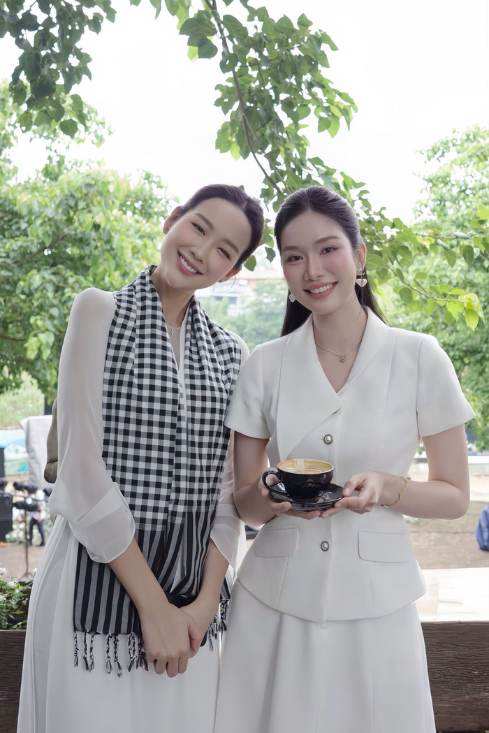 Á hậu Phương Anh gửi lời chúc đến Bảo Ngọc: 'Chúc Bảo Ngọc tự tin tỏa sáng và thi đấu thật bùng nổ!'.