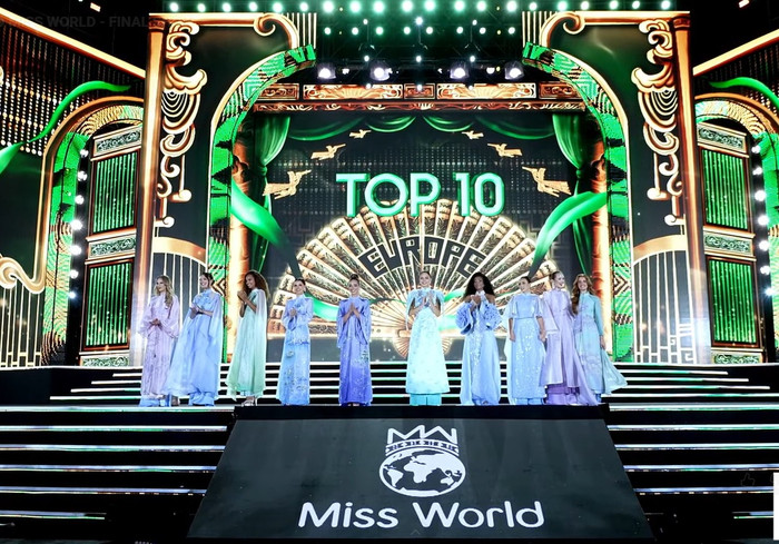 10 thí sinh đến từ châu Âu lọt Top 40 chung cuộc Miss World.