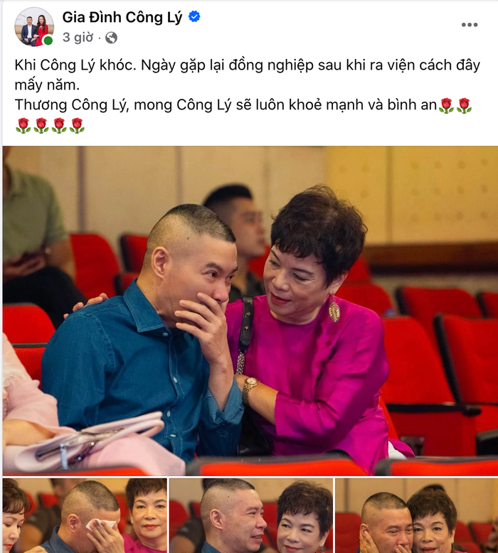Khoảnh khắc đặc biệt của NSND Công Lý.