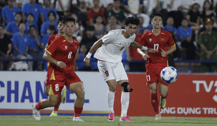 U20 Việt Nam đã khép lại hành trình tại vòng loại U20 châu Á 2027 bằng thất bại 1-3 trước U20 Iran trên sân Việt Trì tối 6/9. Ảnh: AFC