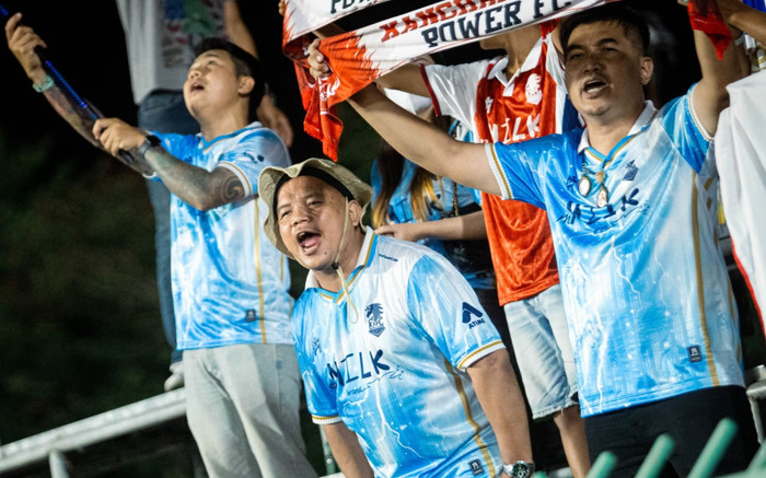 HLV Park Hang Seo nhận được nhiều lời khen từ người hâm mộ Thái Lan sau khi Kanchanaburi Power FC có màn trình diễn ấn tượng. Ảnh: Kanchanaburi Power FC