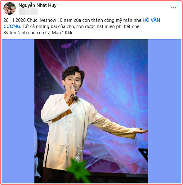 Nam nhạc sĩ gạo cội dành điều đặc biệt cho Hồ Văn Cường trong ngày trọng đại Ảnh 1