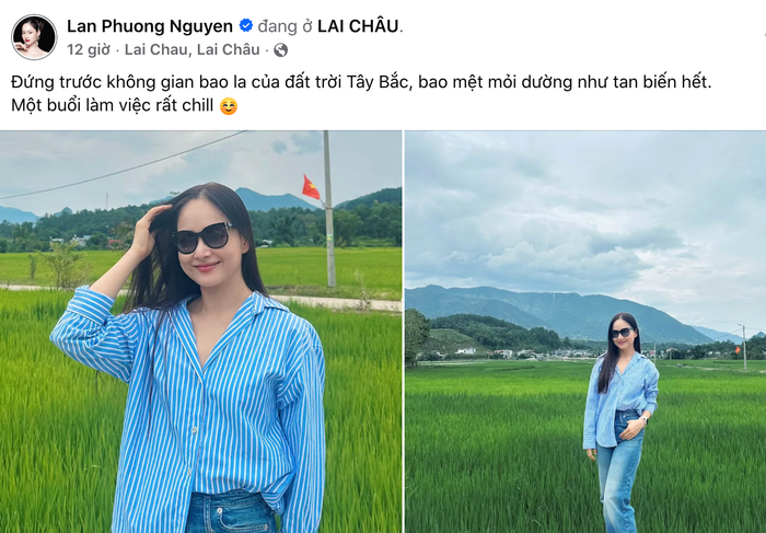 Chuyến công tác ở Lai Châu của Diễn viên Lan Phương.