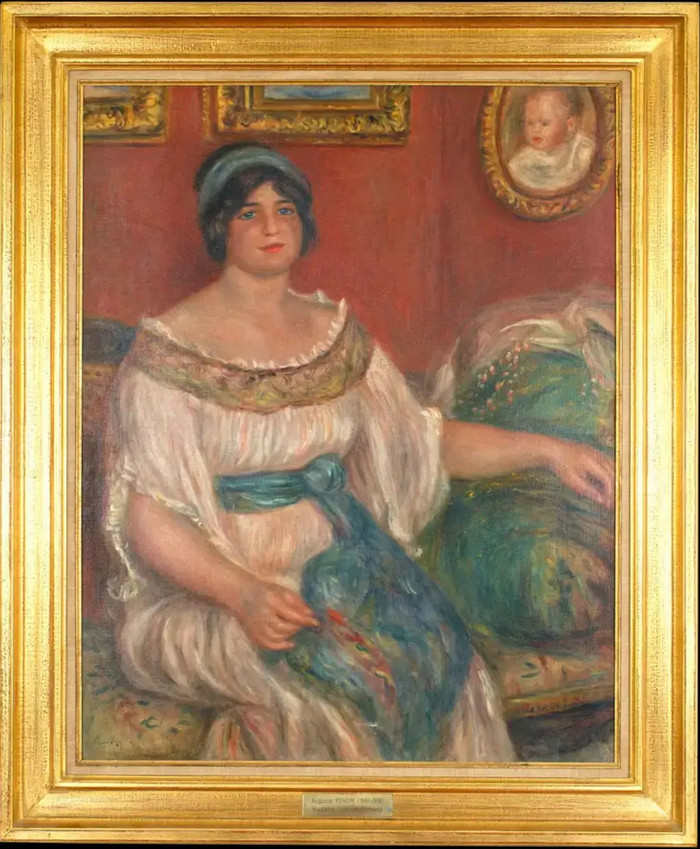 Chân dung bà Colonna Romano (Ảnh: Bảo tàng Renoir).