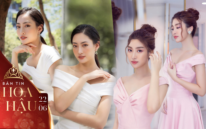 Diện style thanh lịch, Đỗ Mỹ Linh - Lương Thùy Linh xứng danh 'hoa hậu song sinh' nhan sắc vạn người mê Ảnh 2