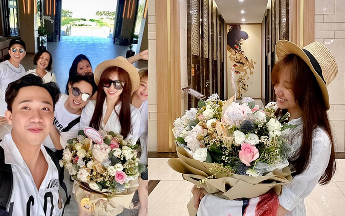 Hari Won tươi trẻ như thiếu nữ khi nhận quà sinh nhật từ ông xã Trấn Thành Ảnh 2