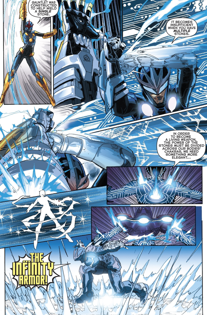 Eve triển khai Infinity Armor.