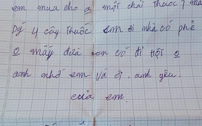 Xúc động bức thư nguệch ngoạc của người cha đi biển xa nhà gửi về cho gia đình Ảnh 2