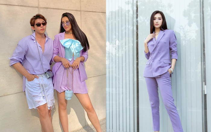Hết Mai Phương Thuý lại đến á hậu Kim Duyên khiến fan 'gục ngã' với màu tím thơ mộng Ảnh 2