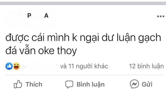 P.A bày tỏ không ngại 'gạch đá' của dư luận