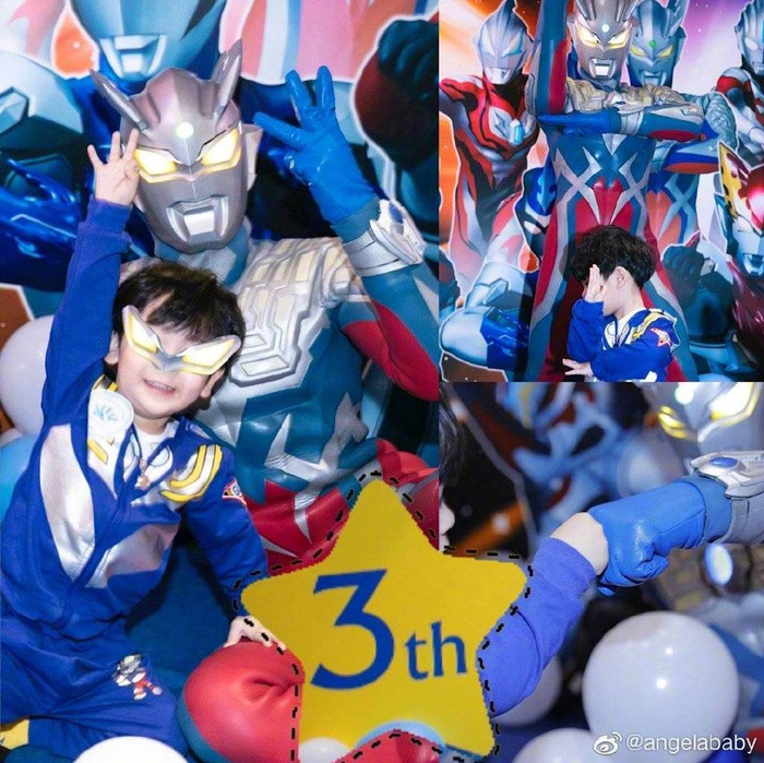 Angelababy đăng ảnh chụp chung với con trai khi Huỳnh Hiểu Minh bận ghi hình, Tiểu Hải Miên mới 3 tuổi đã cao đến eo của mẹ Ảnh 9