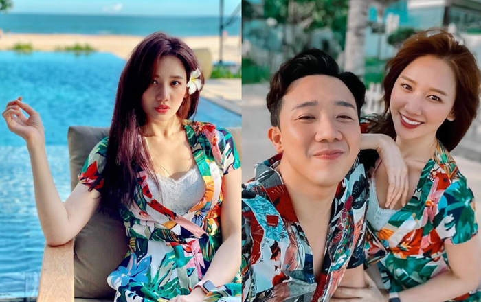 Hari Won diện váy hoa cực xinh, bất ngờ hơn là chiêu 'trói chồng' vô cùng đặc biệt Ảnh 2