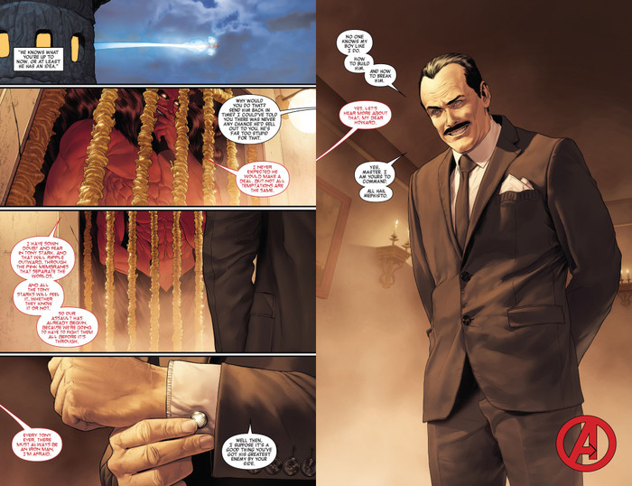 Howard Stark xuất hiện và sẵn sàng làm theo lệnh Mephisto.