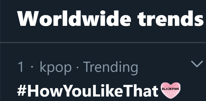 #1 worldwide trending trên Twitter.