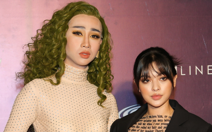 Họp báo 'Chồng người ta' - siêu phẩm LGBT 18+ đầy tính nhân văn: Tú Hảo chạm ngõ điện ảnh, Hải Triều nổi bật với mái tóc rong biển Ảnh 2