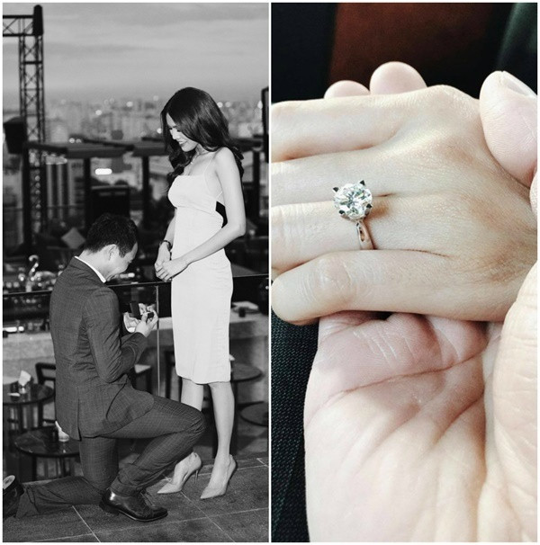 Nhẫn cầu hôn của Lan Khuê có giá trị tầm 1,2 tỷ đồng - quả là con số đáng ngưỡng mộ. 