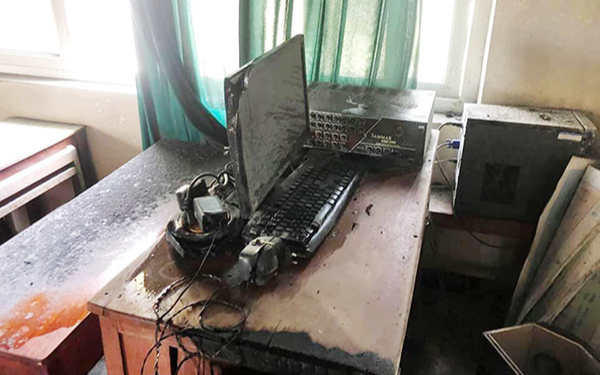 Cháy phòng học nhạc tại trường THCS ở Đà Nẵng lúc giữa trưa Ảnh 2