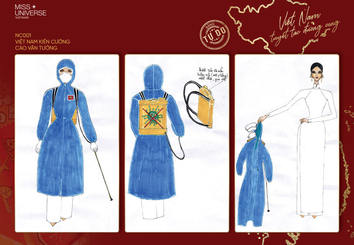 'Việt Nam kiên cường' lấy ý tưởng từ đội ngũ y bác sĩ Việt Nam hết mình làm việc trong thời gian dịch Covid-19.