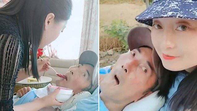 Li Qin bỏ việc để dành toàn bộ thời gian chăm sóc cha.