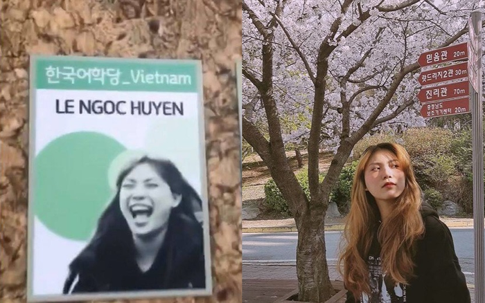 Nhan sắc đời thực của nữ du học sinh Việt 'gây sốt' MXH với hình ảnh 'lầy lội’ trên bảng thông tin Ảnh 2