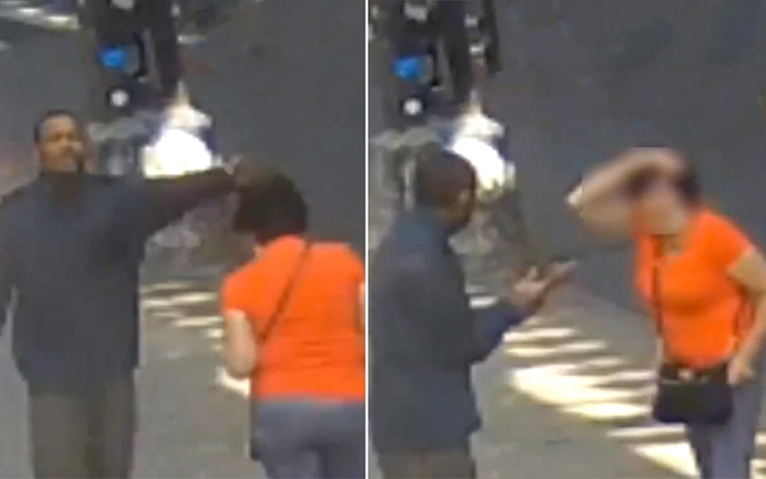 Vô cớ vung nắm đấm vào đầu phụ nữ ở giữa đường, gã đàn ông sau đó còn hành xử gây sốc Ảnh 2