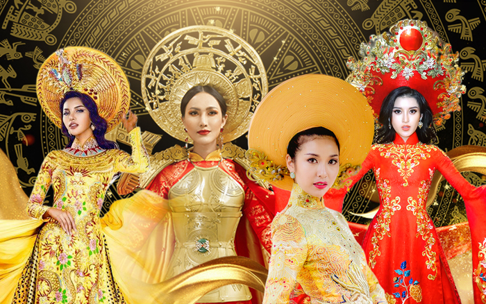 Khả Trang - Thúy Vân - Tường San - Hoài Sa quyền lực với National Costume Nữ thần phương Đông Ảnh 2