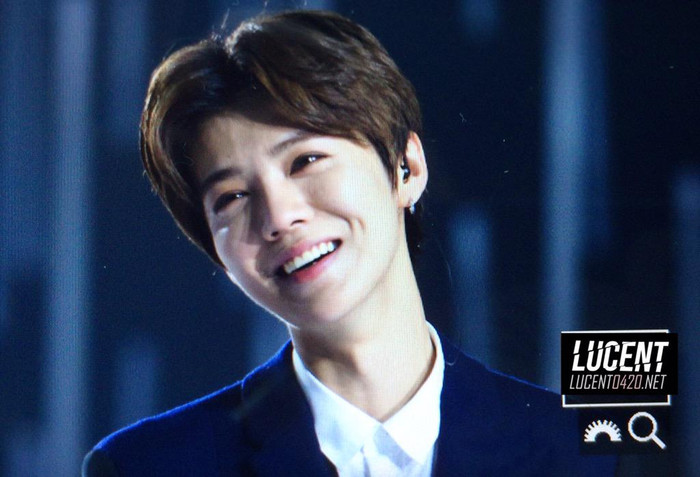 Đây là nụ cười hạnh phúc, vui vẻ nhất khi anh ấy tỏa sáng trên sân khấu.