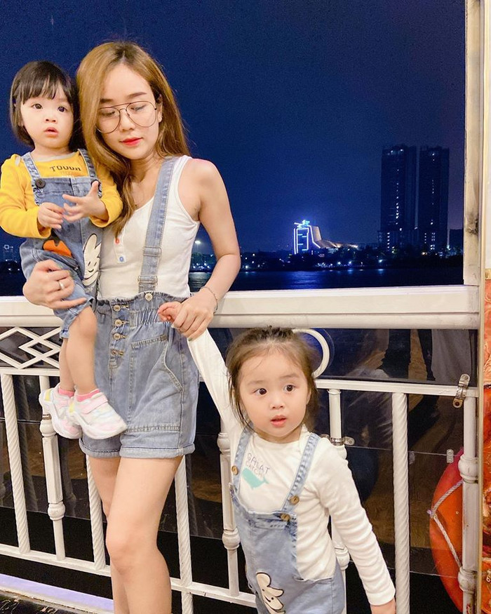 Vợ Hoài Lâm vui vẻ đi ăn cùng gia đình sau khi tuyên bố li hôn Ảnh 5