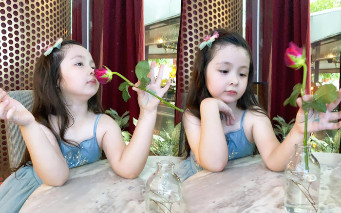 Con gái Elly Trần đốn tim mọi người với loạt ảnh tạo dáng 'nàng thơ' bên hoa hồng Ảnh 2