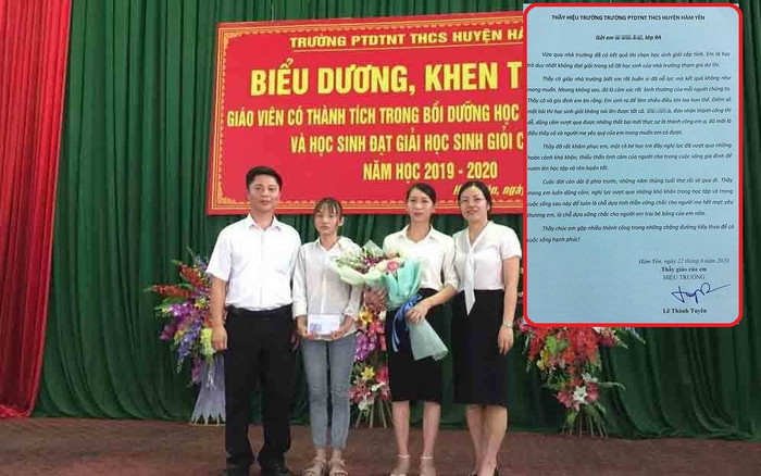 Học sinh duy nhất của trường không đoạt giải cấp tỉnh, Hiệu trưởng viết thư động viên khiến bao người xúc động Ảnh 2