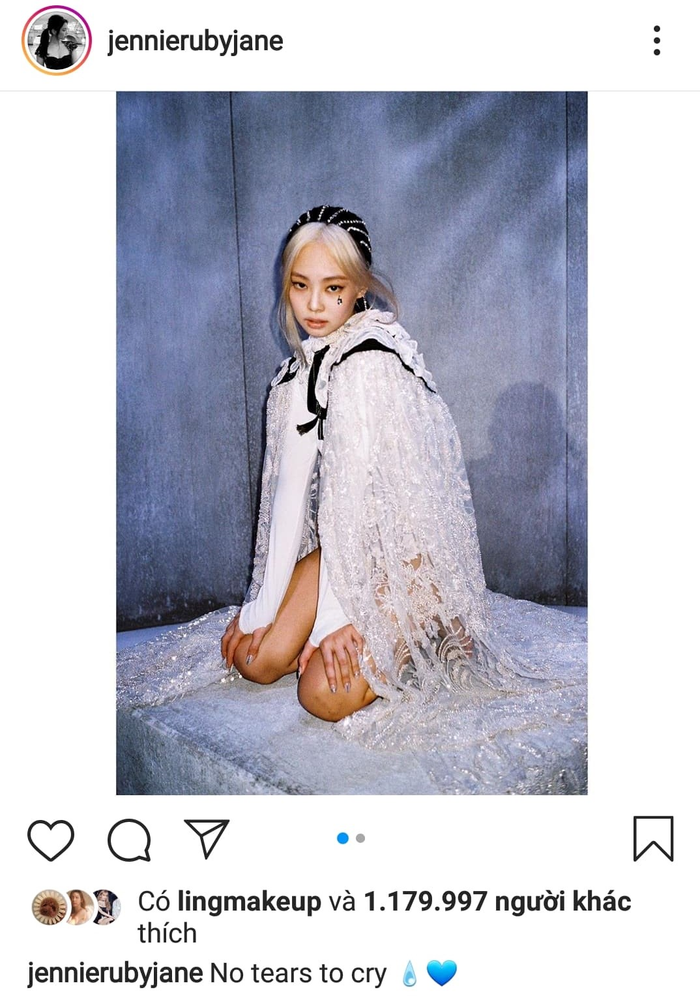 Thì cô nàng Jennie đã lại tung thính mới...