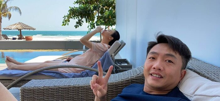 Đến đầu tháng 3, Cường Đô La tiếp tục làm dấy lên nghi vấn Đàm Thu Trang mang thai khi thoải mái đăng ảnh vợ với chiếc bụng lớn 