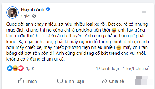 Bị nghi 'đá đểu' Quang Hải, diễn viên Huỳnh Anh lên tiếng phản hồi Ảnh 5