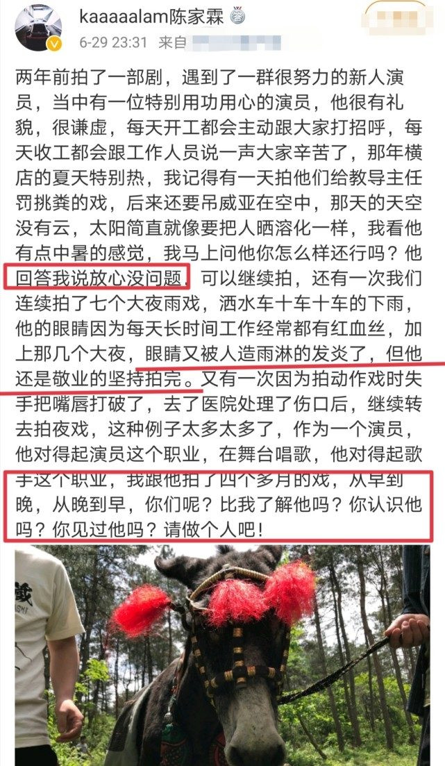 Đạo diễn Trần tình lệnh lên tiếng bênh vực cho Tiêu Chiến khi anh chàng vừa nhận giải 'Cây chổi vàng' Ảnh 7