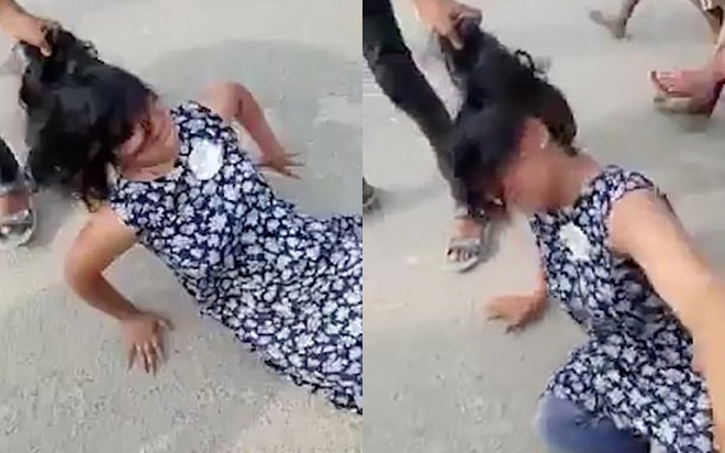 Chồng kéo tóc vợ lôi đi khắp làng vì 'phá đám' Ảnh 2