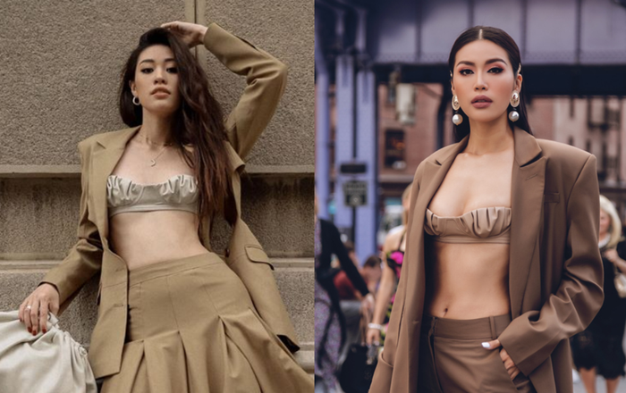 Đụng bratop 5cm với Minh Tú, Hoa hậu Khánh Vân bị săm soi vì vòng 1 như bức tường Ảnh 2