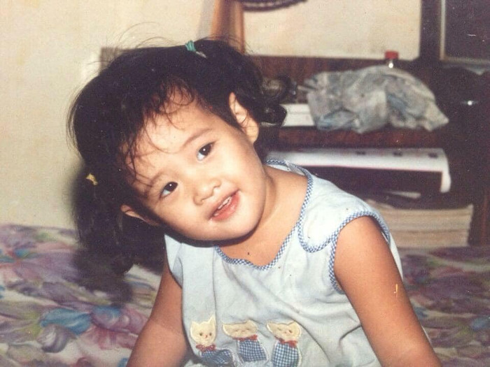Hoa hậu Khánh Vân hồi còn nhỏ