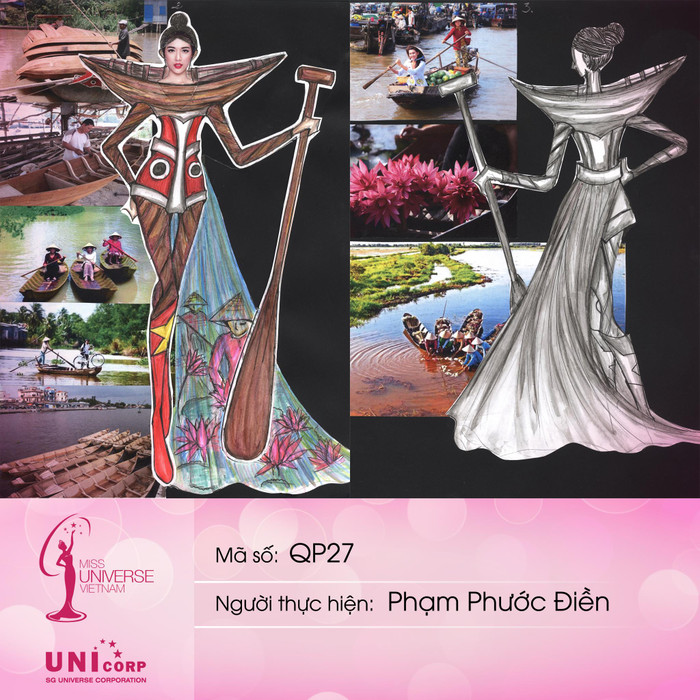 Miền Tây thu nhỏ với những hình ảnh chợ nổi, ghe thuyền rất Việt Nam. 