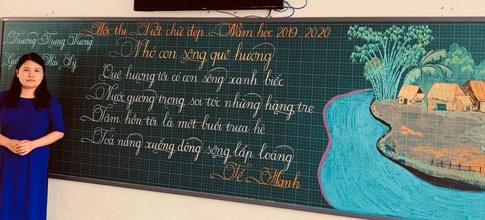 Những dòng thơ trở nên bay bổng hơn...