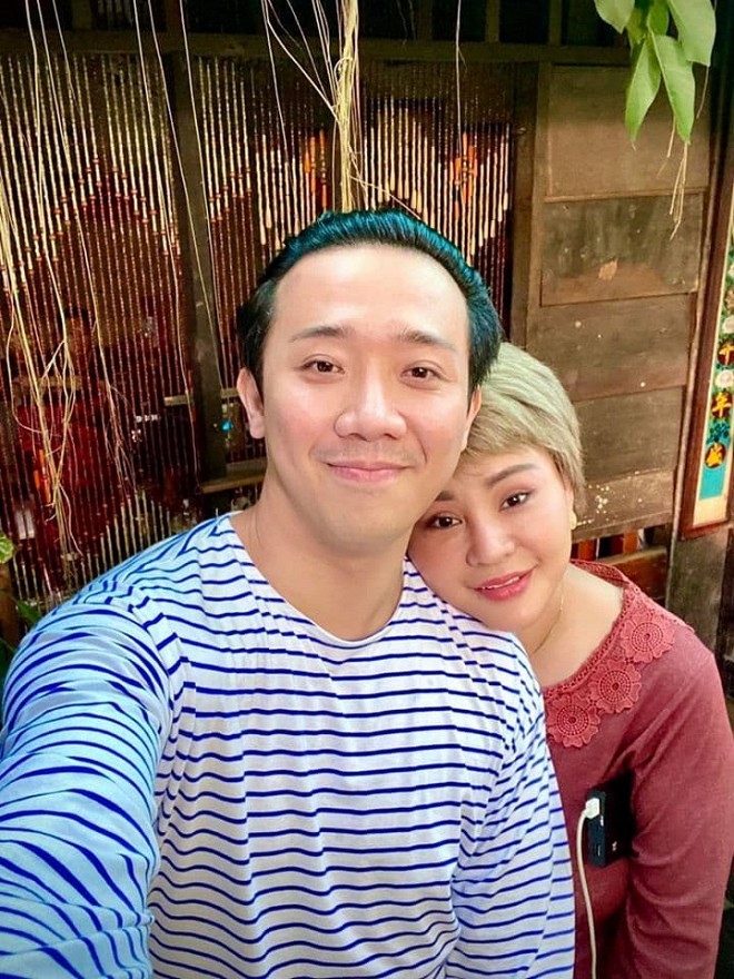 Diễn viên Lê Giang và MC Trấn Thành