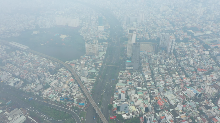 TP.HCM mờ mịt trong không khí ở mức có hại Ảnh 8