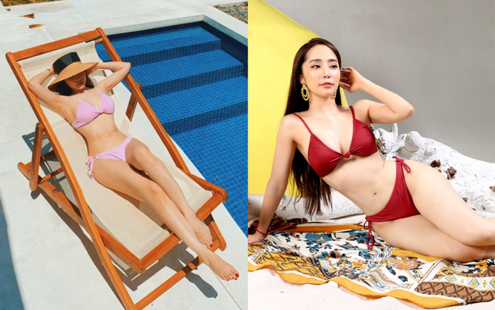 Quỳnh Nga diện bikini nóng bỏng, tiếp tục 'thả thính' cực mạnh Ảnh 2