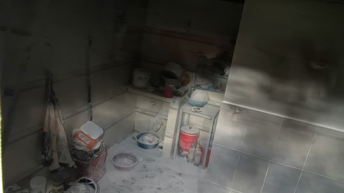 Hiện trường vụ hỏa hoạn. Ảnh: NT/PLO