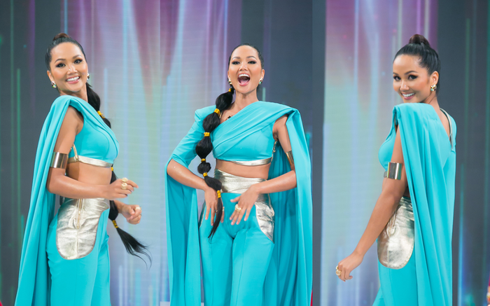 Hoa hậu H'Hen Niê khoe vòng eo trứ danh khi hóa thành công chúa Jasmine Ảnh 2