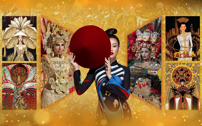 10 Trang phục dân tộc 'hoàng tráng lệ' để Khánh Vân quét sạch sân khấu Miss Universe 2020 Ảnh 2