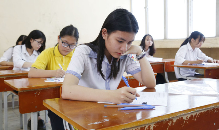 Học sinh lớp 9 ở Hà Nội sẽ tham gia kỳ thi tuyển sinh vào lớp 10 công lập trong hai ngày 17 và 18/7. Ảnh minh họa