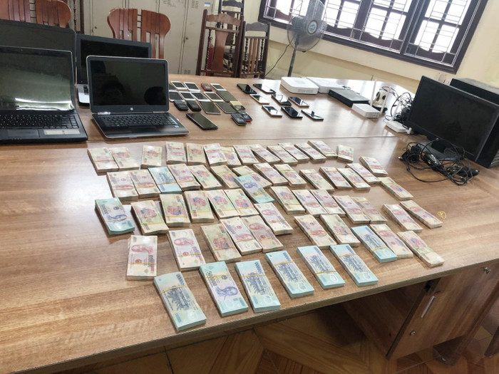 Tang vật được công an thu giữ.