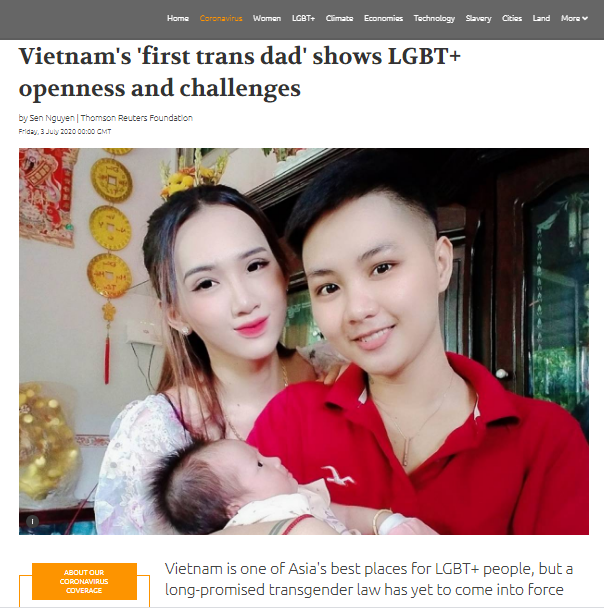 Câu chuyện về 'ông bố' Việt Nam đầu tiên sinh con được lên báo nước ngoài Ảnh 3