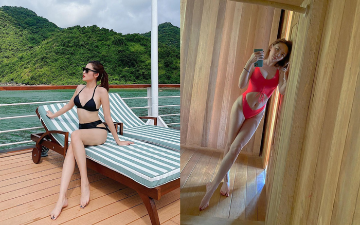 Tóc Tiên diện đồ tắm 'cắt xẻ' thả dáng đầy mê hoặc phủ nhận chuyện bầu bí Ảnh 2